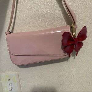 Pink Floral Bow Women's Bag vintage style purse
